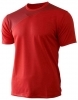 Sportowa koszulka o niesymetrycznym kontrastowym wzorze