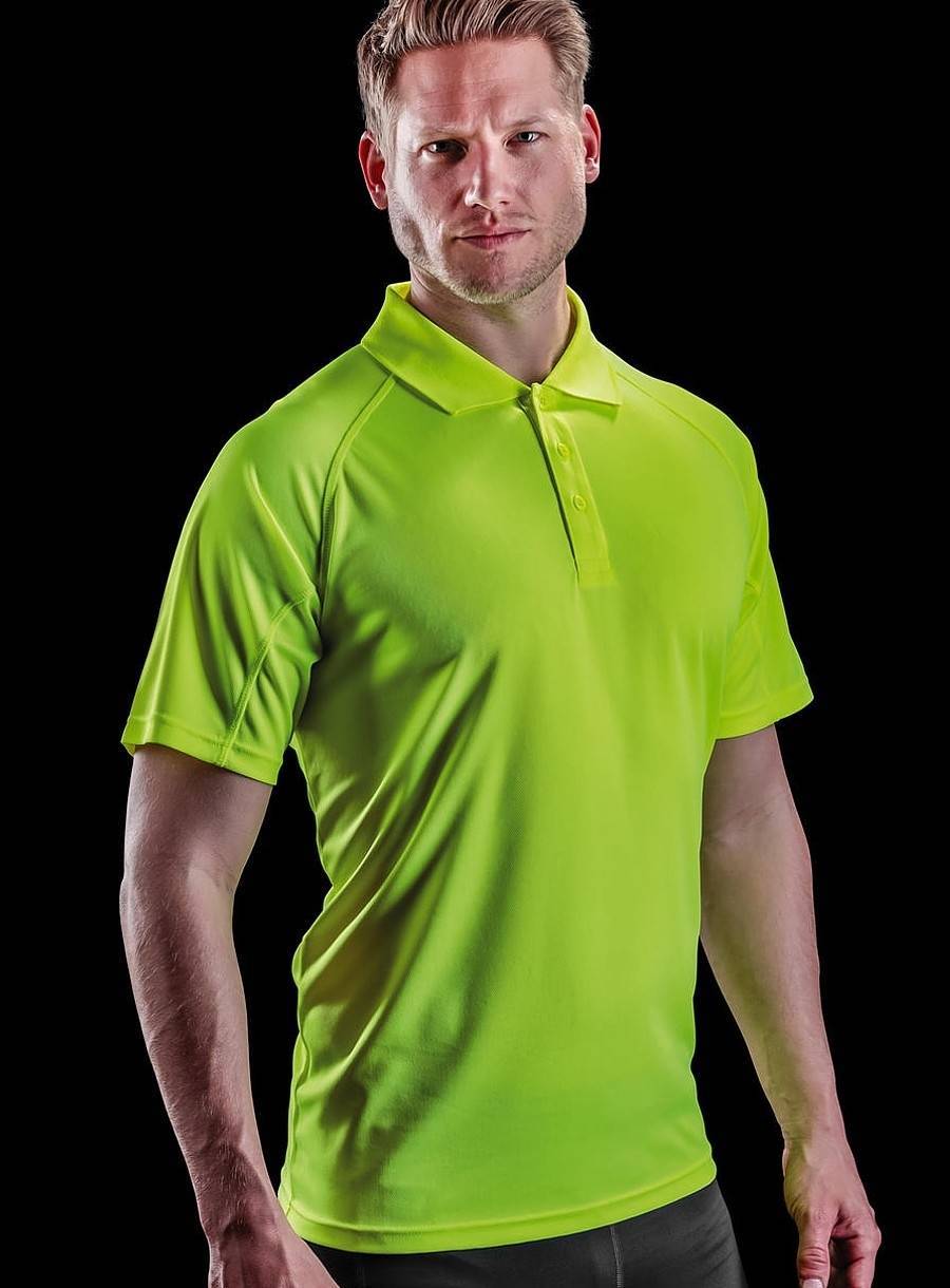 Sportowa koszulka polo o delikatnej strukturze