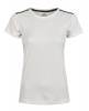 Sportowa szybkoschnąca koszulka damska Tee Jays z kontrastowymi paskami na ramionach