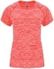 Sportowy T-shirt damski szybkoschnący w melanżowej kolorystyce