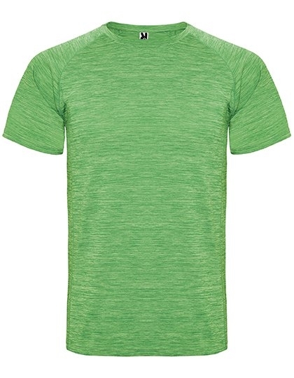 Sportowy T-shirt dziecięcy szybkoschnący w melanżowej kolorystyce