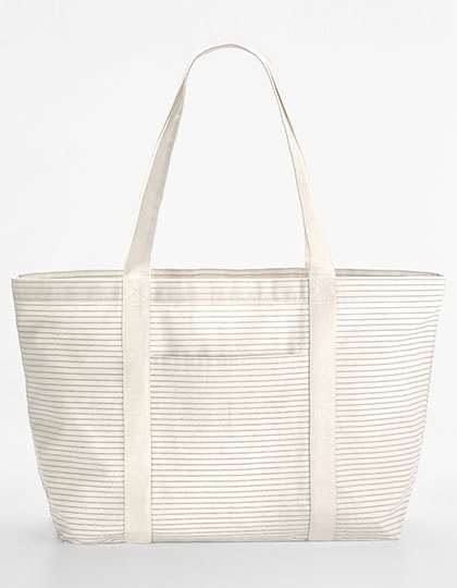 Striped Organic Cotton Shopper