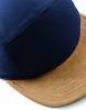 Stylowa czapka z zamszowym daszkiem Suede Peak 5-Panel