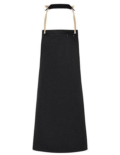 Stylowy fartuch kelnerski z upięciem wykonanym ze sznurka