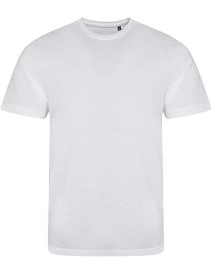 Stylowy t-shirt o delikatnej melanżowej strukturze