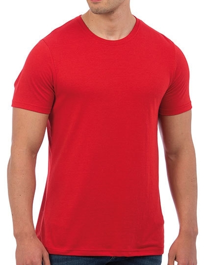 Stylowy t-shirt o delikatnej melanżowej strukturze