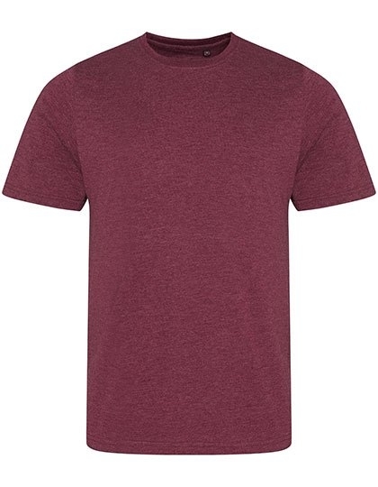 Stylowy t-shirt o delikatnej melanżowej strukturze