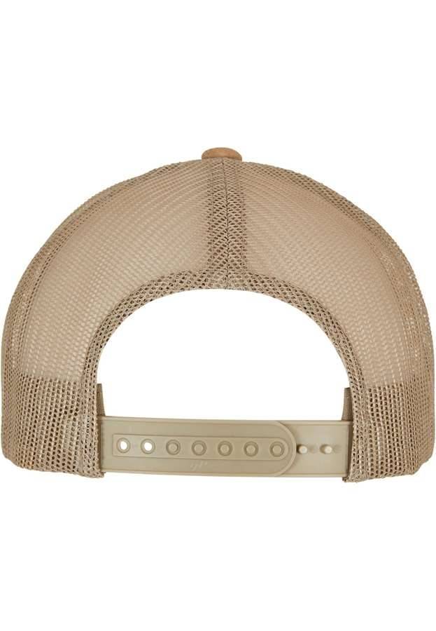 Suede Leather Trucker Cap