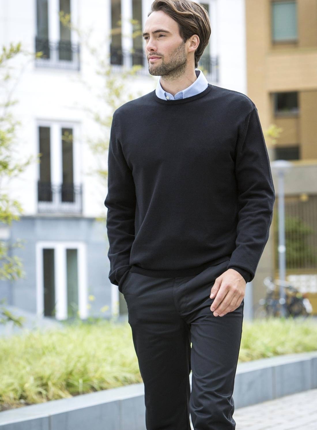 Sweter męski model Crew-Neck