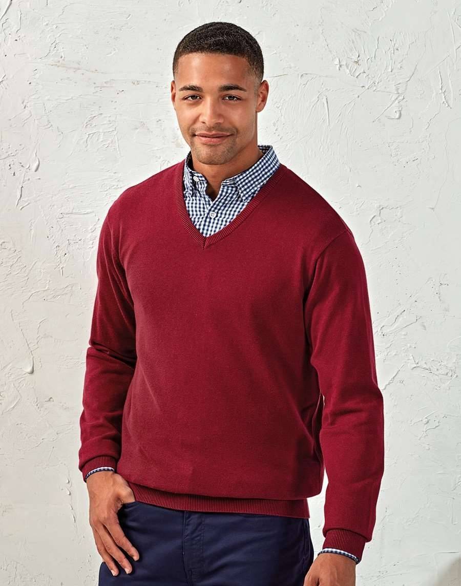 Sweter męski V-Neck Knitted Sweater