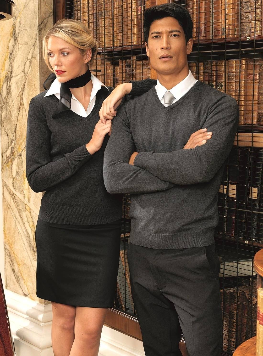 Sweter męski V-Neck Knitted Sweater