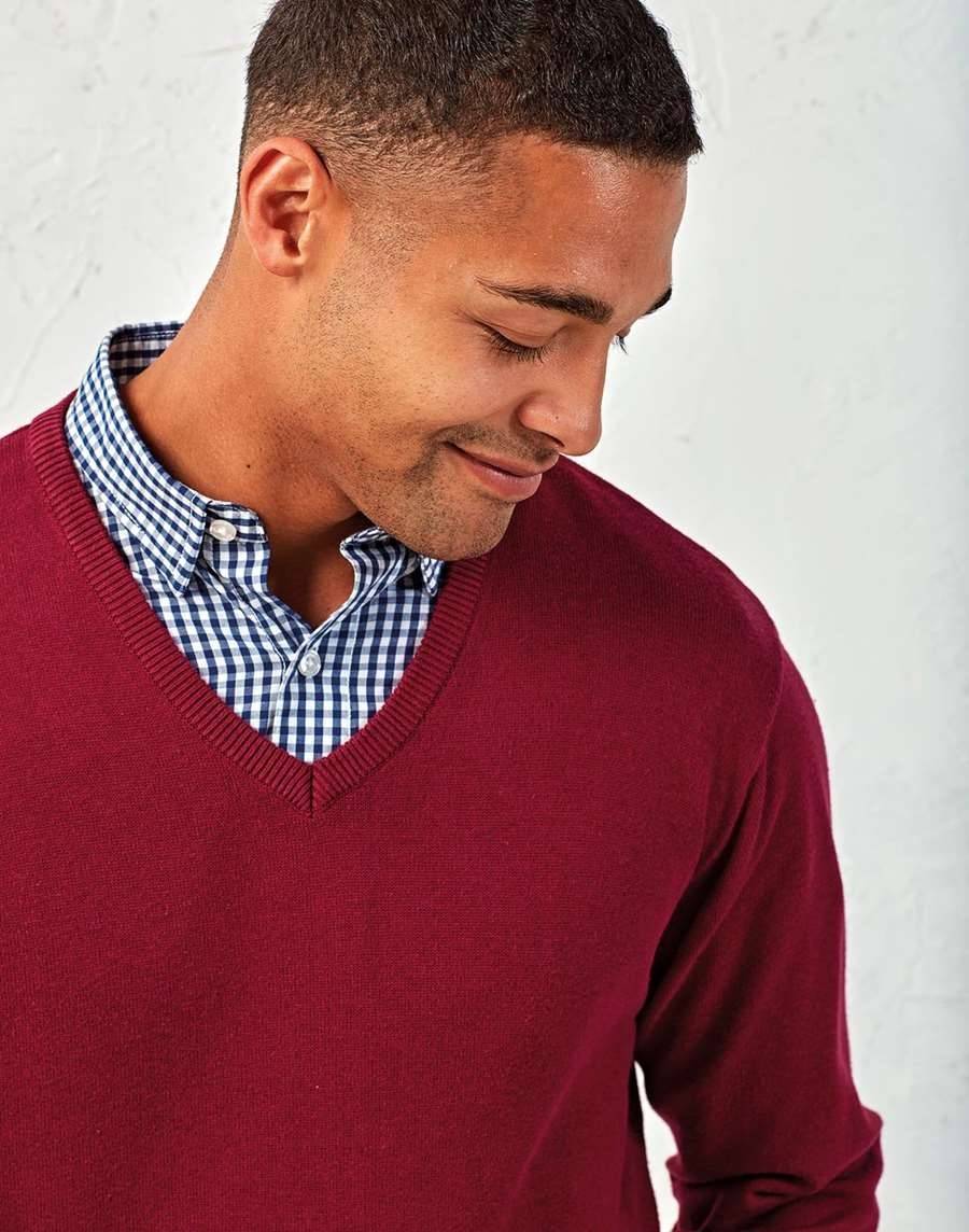 Sweter męski V-Neck Knitted Sweater