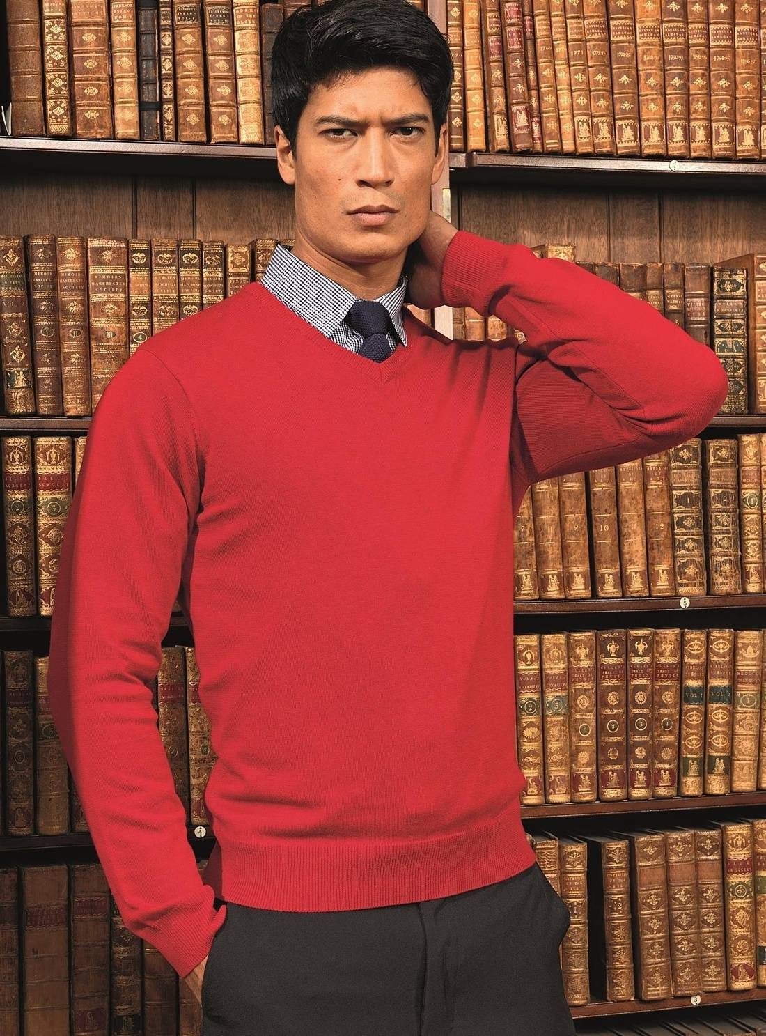 Sweter męski V-Neck Knitted Sweater