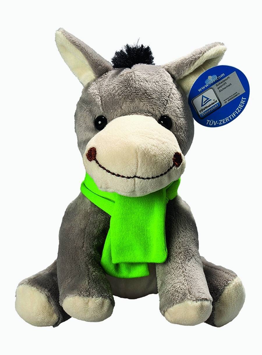 Sympatyczna maskotka pluszowa Osioł