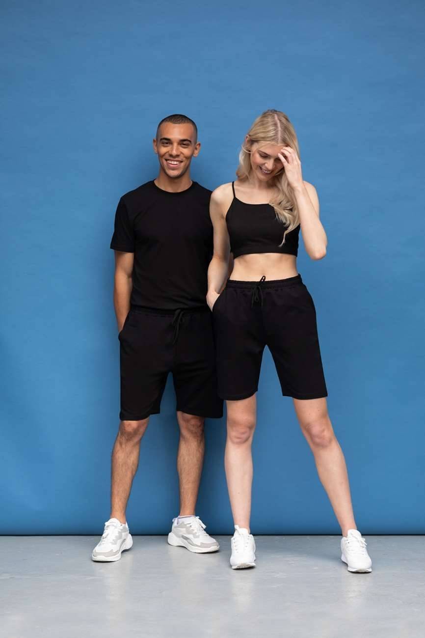 Szorty dresowe z elastycznym pasem ściągającym