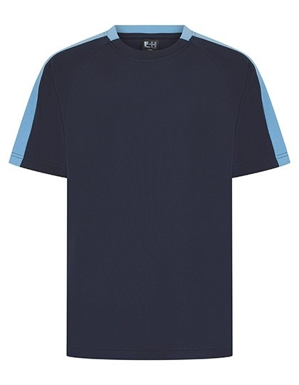 Szybkoschnąca koszulka sportowa z kontrastowymi panelami