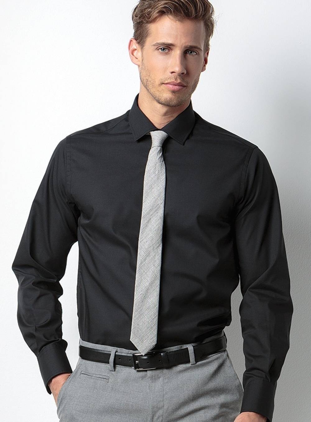 Szykowna koszula męska z długim rękawem Business Tailored