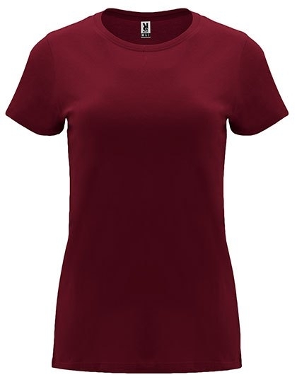 T-shirt damski o zwężanym kroju z odrywaną metką