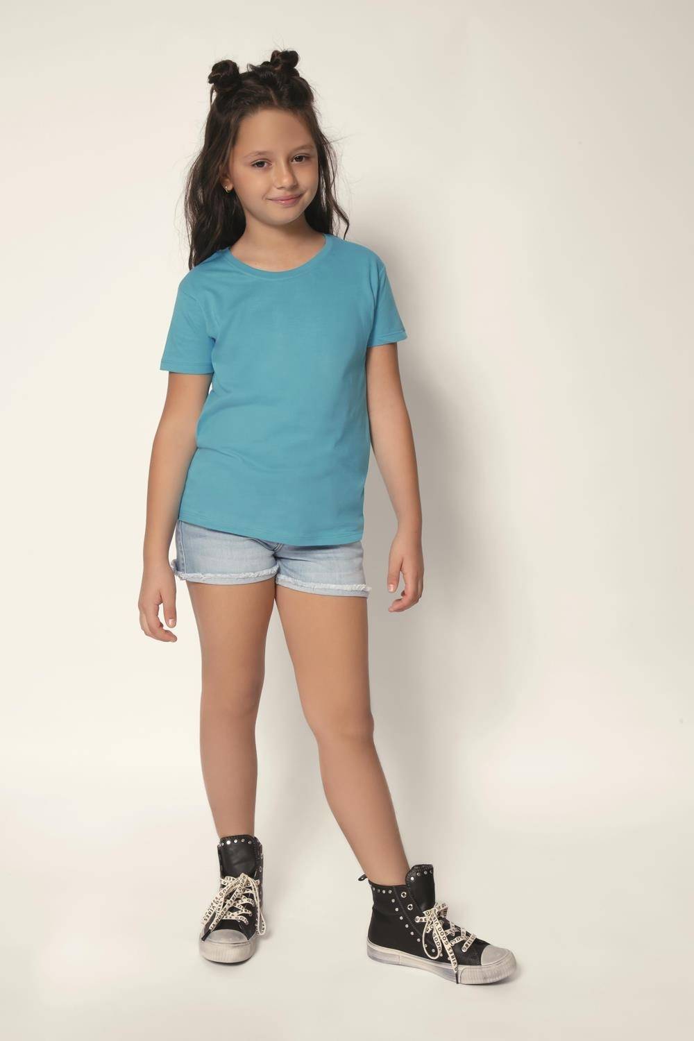 T-shirt dziecięcy Nath bez szwów bocznych