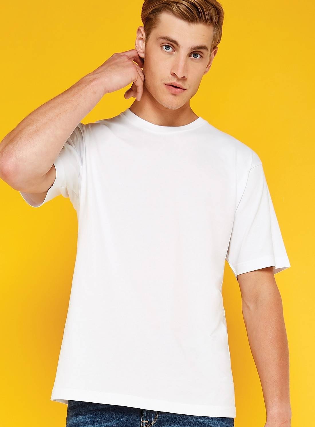 T-shirt męski marki Kustom Kit o miękkim splocie