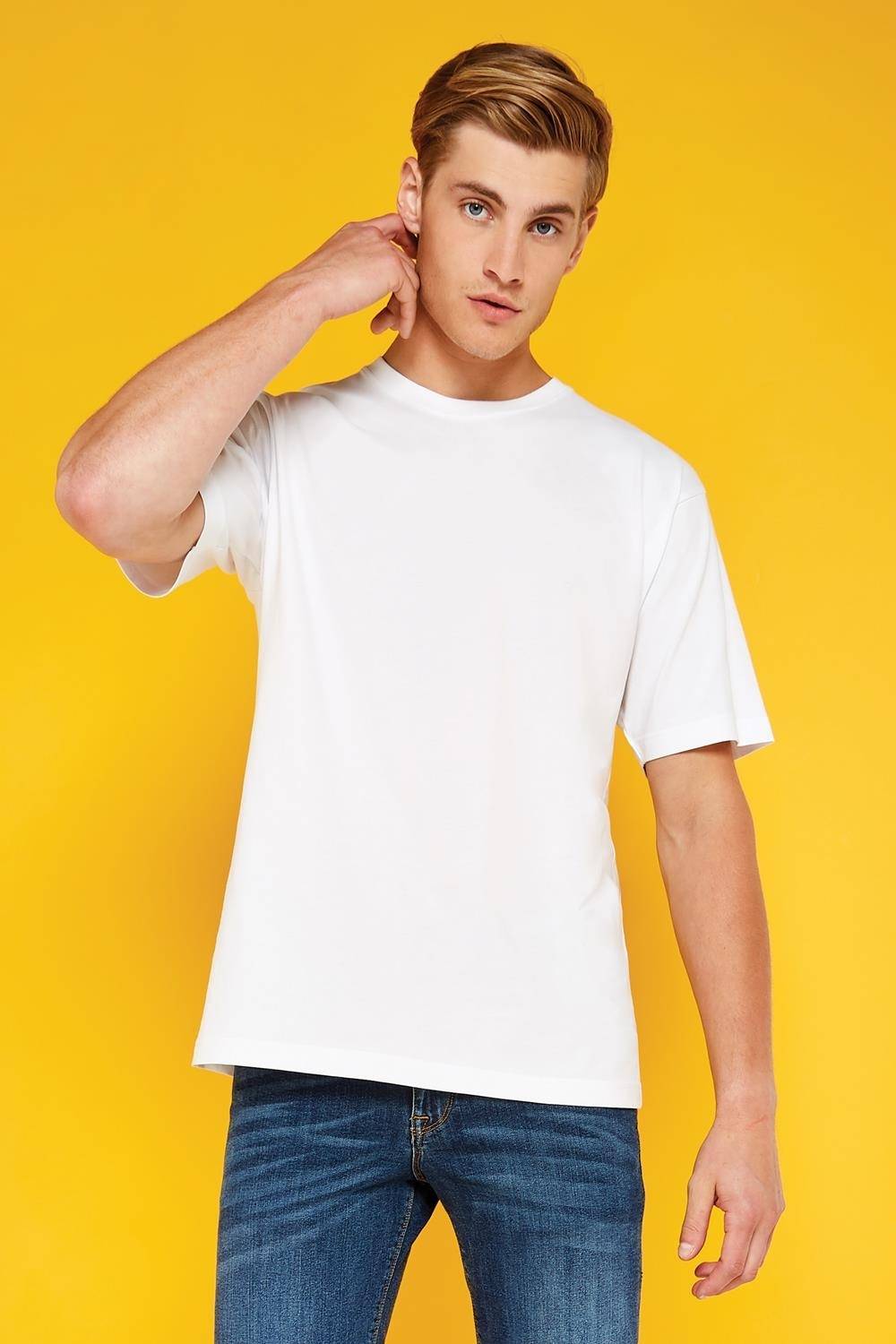 T-shirt męski marki Kustom Kit o miękkim splocie