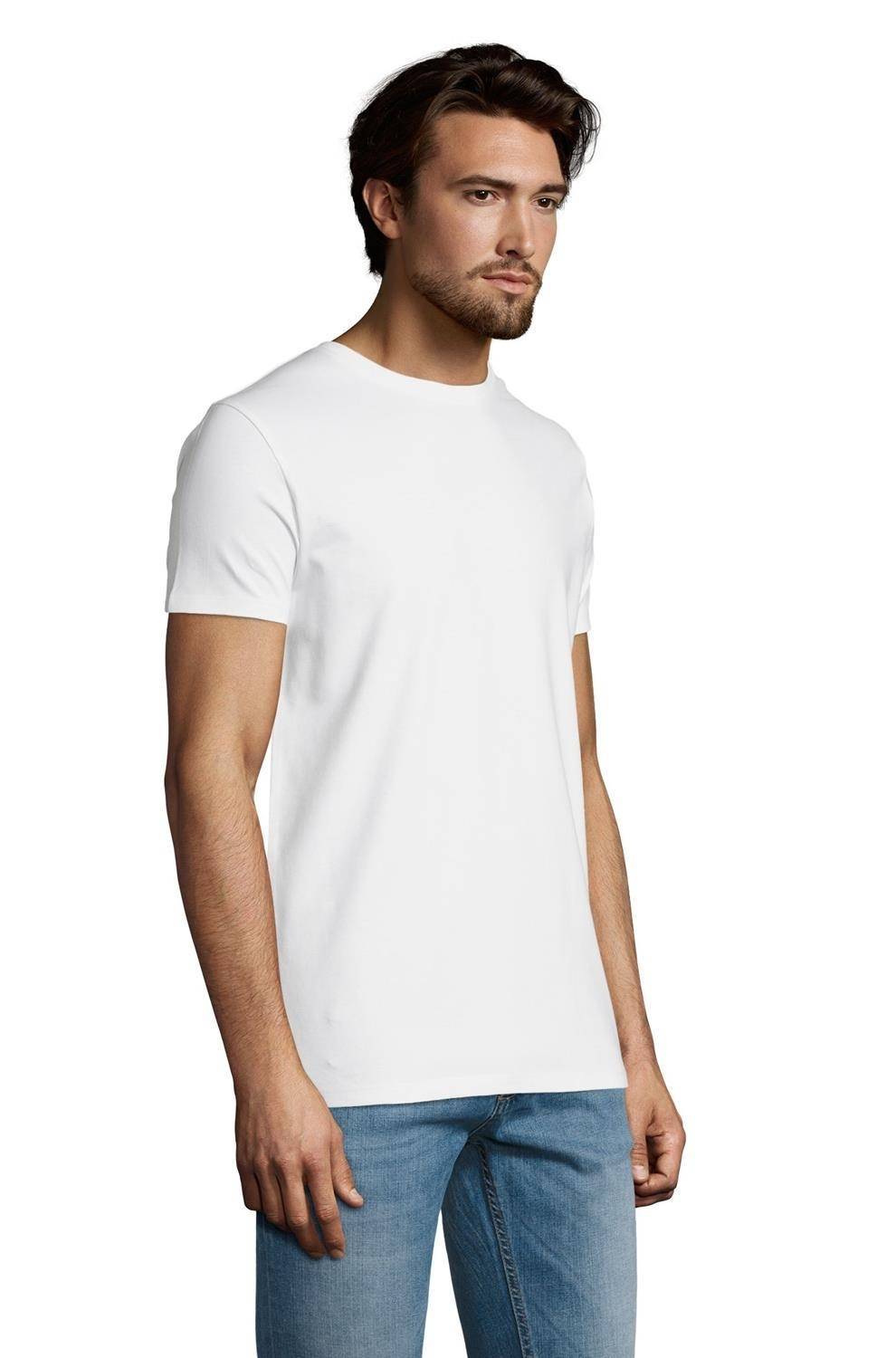 T-shirt męski Sol's z bawełny ring spun