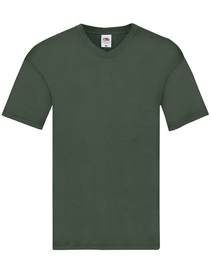 T-shirt męski z dekoltem v-neck marki Fruit of the loom