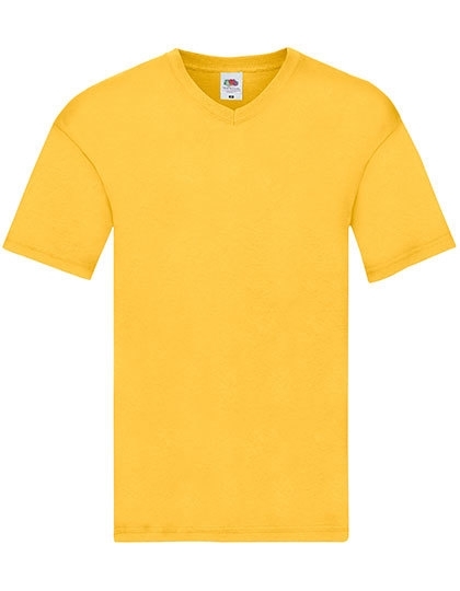 T-shirt męski z dekoltem v-neck marki Fruit of the loom