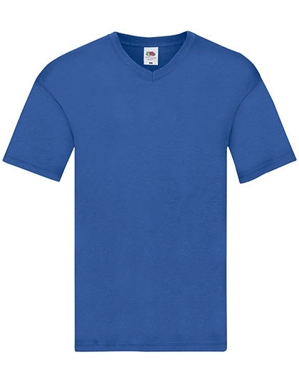 T-shirt męski z dekoltem v-neck marki Fruit of the loom