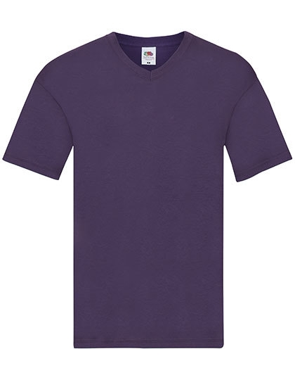 T-shirt męski z dekoltem v-neck marki Fruit of the loom