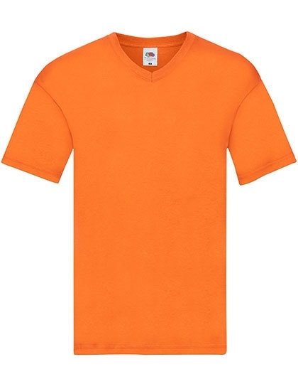 T-shirt męski z dekoltem v-neck marki Fruit of the loom