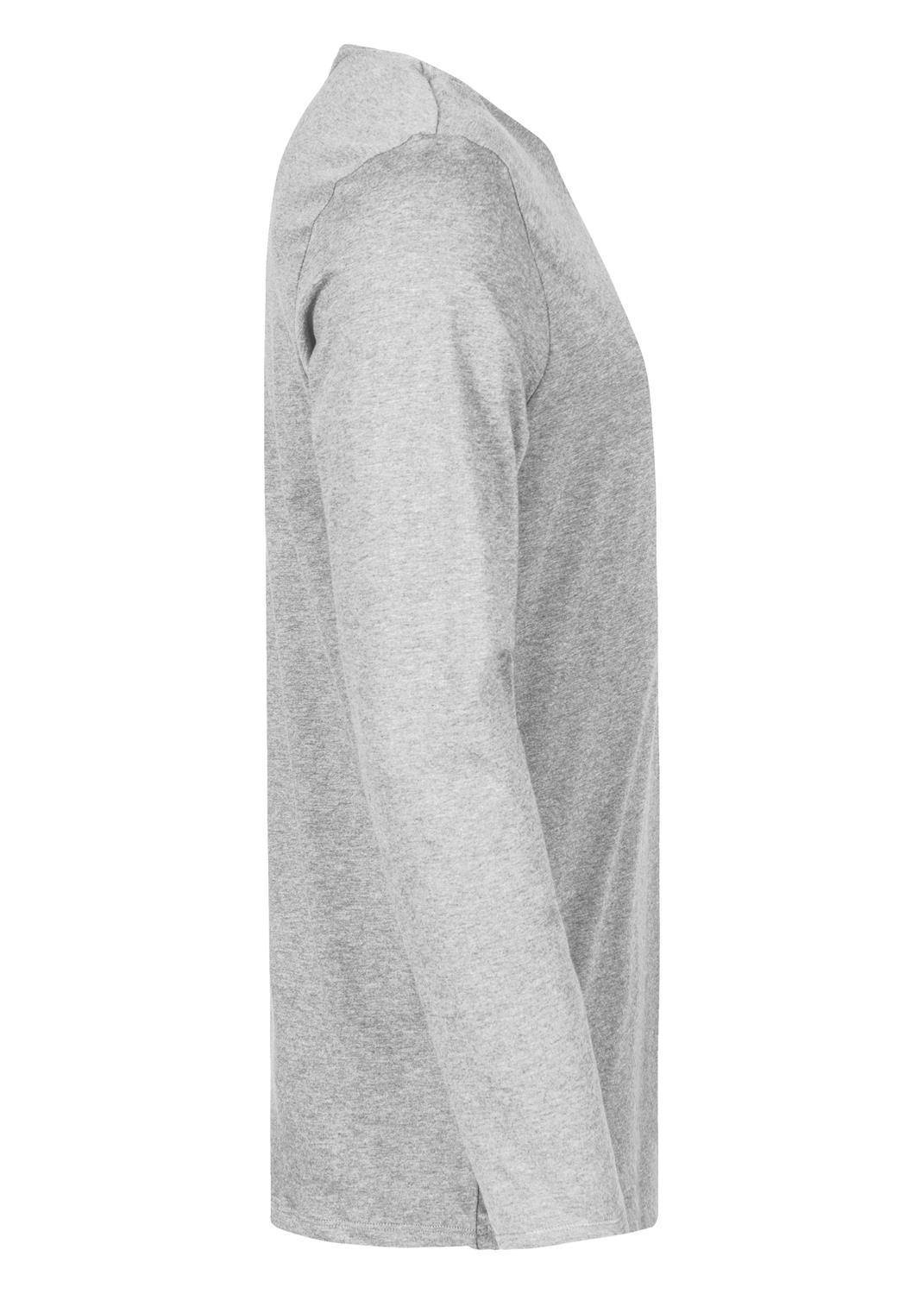 T-shirt męski z długimi rękawami o dopasowanym fasonie