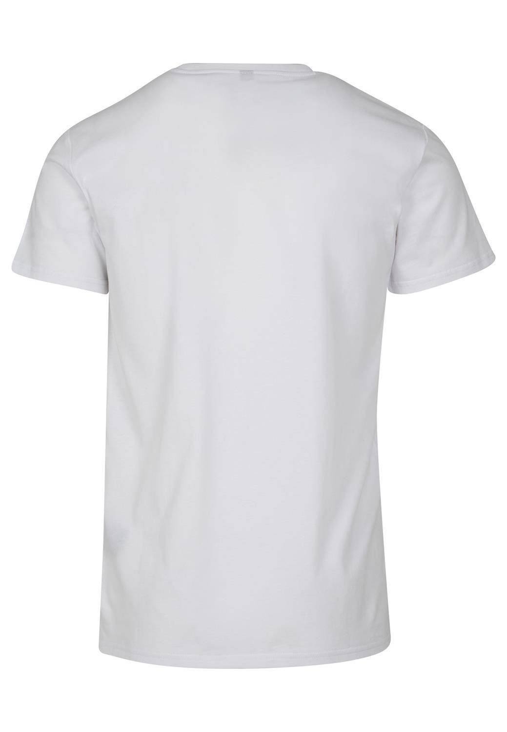 T-shirt męski z okrągłym dekoltem bez metki producenta