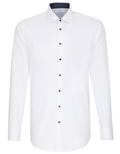 Taliowana koszula męska Seidensticker o niemnących właściwościach materiału