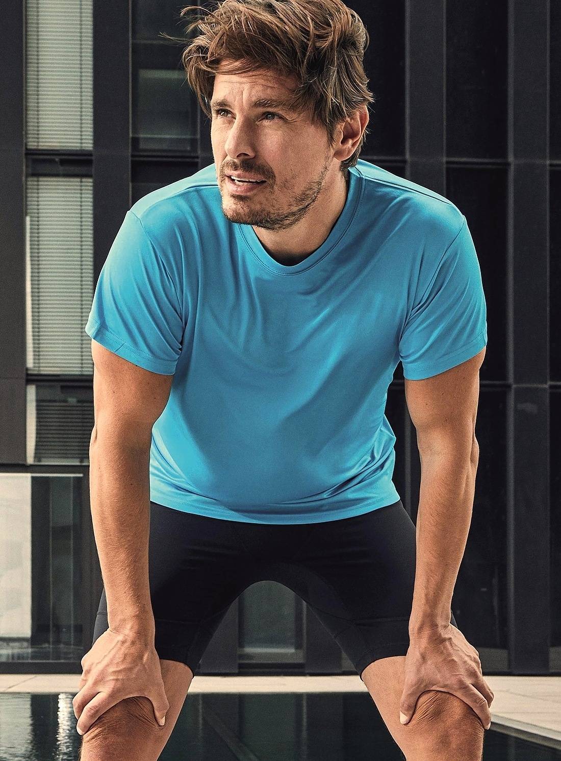 Termoaktywna koszulka męska sportowa Promodoro z powłoką UV