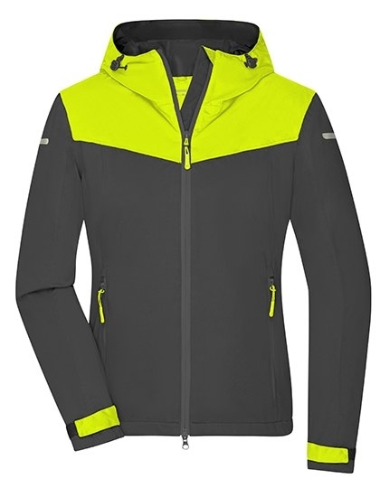 Termoaktywny softshell damski wykonany z materiału pochodzącego z recyklingu