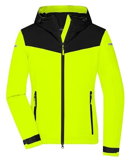 Termoaktywny softshell damski wykonany z materiału pochodzącego z recyklingu