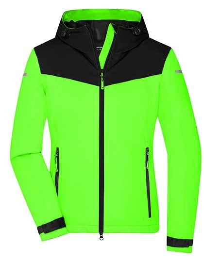 Termoaktywny softshell damski wykonany z materiału pochodzącego z recyklingu