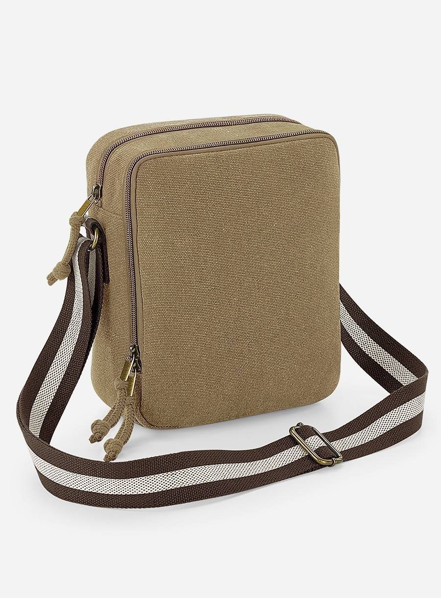 Torba na ramię z dwukolorowym pasem