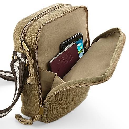 Torba na ramię z dwukolorowym pasem