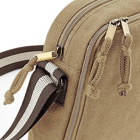 Torba na ramię z dwukolorowym pasem