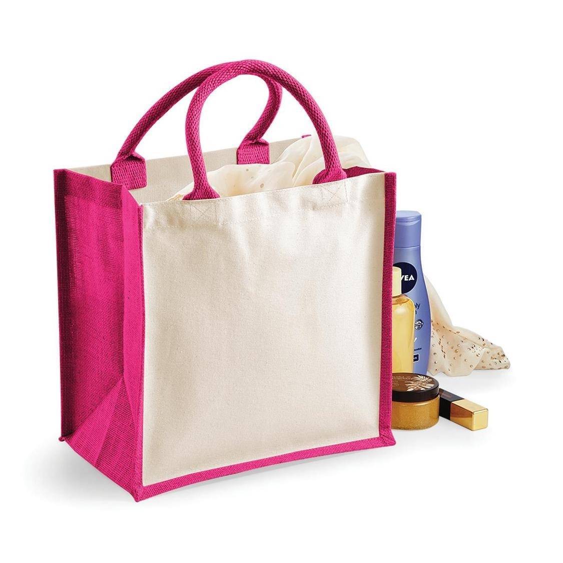 Torba na zakupy z juty Midi