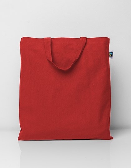 Torba na zakupy z krótkimi wytrzymałymi uchwytami