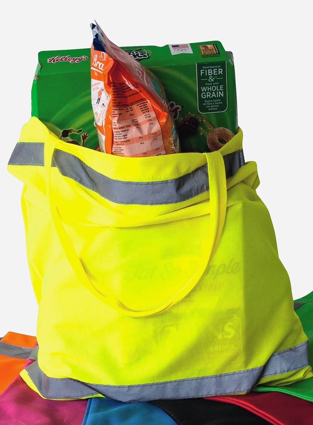 Torba na zakupy z odblaskowymi elementami Warnsac®