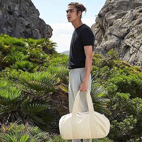 Torba sportowa z bawełny organicznej w kształcie walca