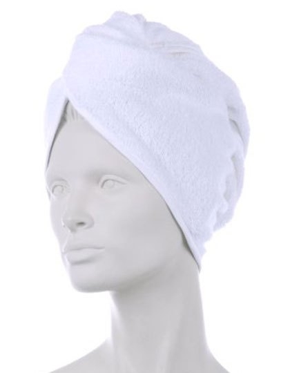 Turban kąpielowy na głowę z frotte