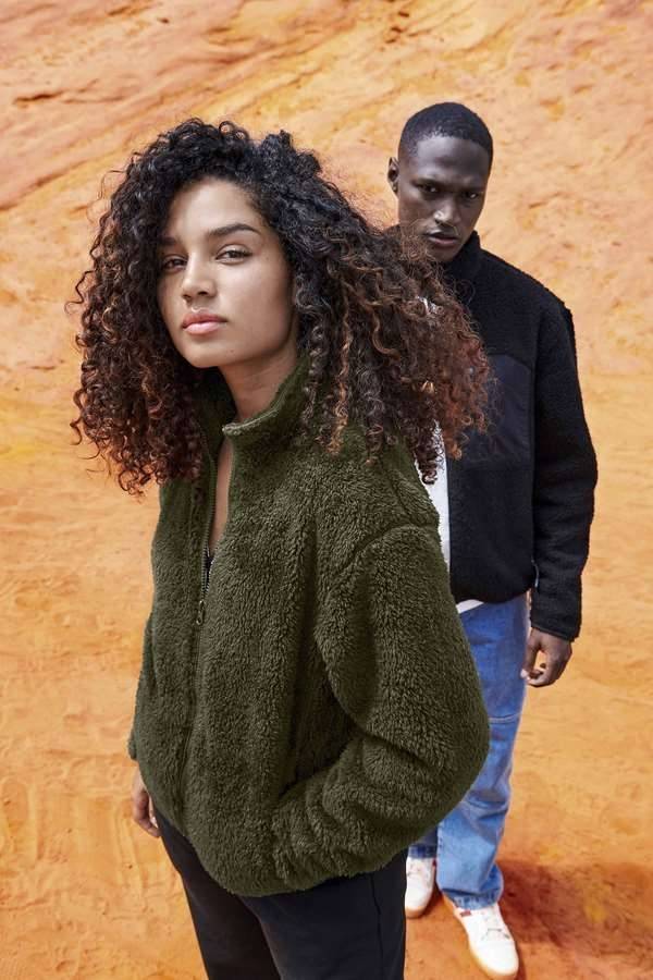 Unisex Fleece Zip Jacket Finch