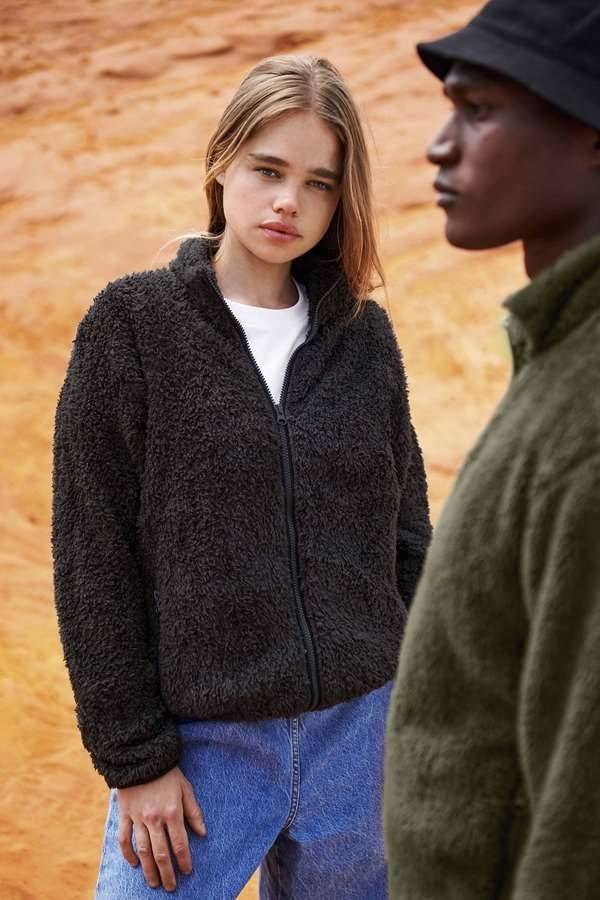 Unisex Fleece Zip Jacket Finch