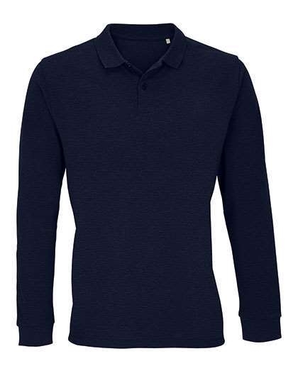 Unisex Long Sleeve Polo Shirt Planet