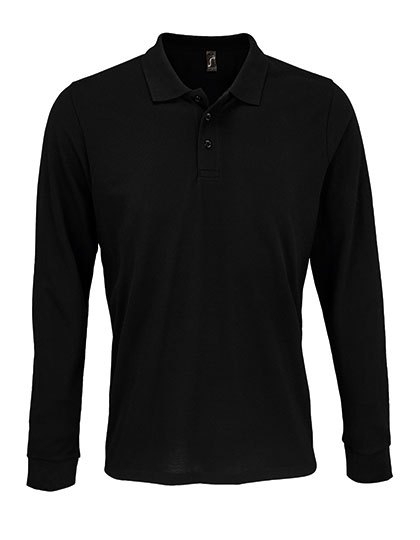 Unisex Long Sleeve Polycotton Polo Shirt
